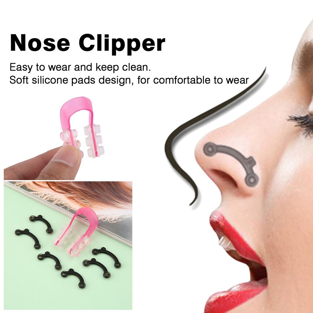 3 Stks/set Neus Clipper Bridge Straightening Neus Omhoog Lifting Shaping Shaper Clip Neus Corrector Neus Massager Make-Up Tool