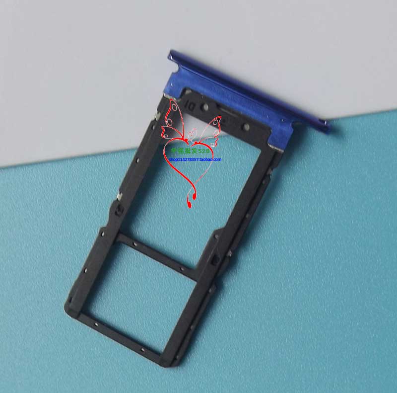 Originale doogee  x95 sim kort adaptere til doogee  x95 sim kort bakke sd slot holder udskiftning telefon: Blå