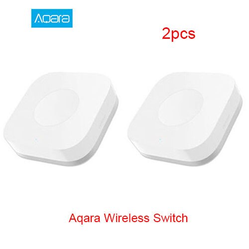 Xiaomi Mijia Smart Multi-mode Gateway 3 Zigbee Wifi Bluetooth Mesh Hub Smart Home Hub Werken Met Mi thuis App Apple Homekit: 2pcs aqara switch