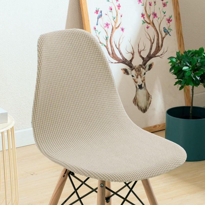 Housse de siège pour chaise Eames, lavable, amovible, sans accoudoirs, pour Banquet, maison, hôtel, 1 pièce