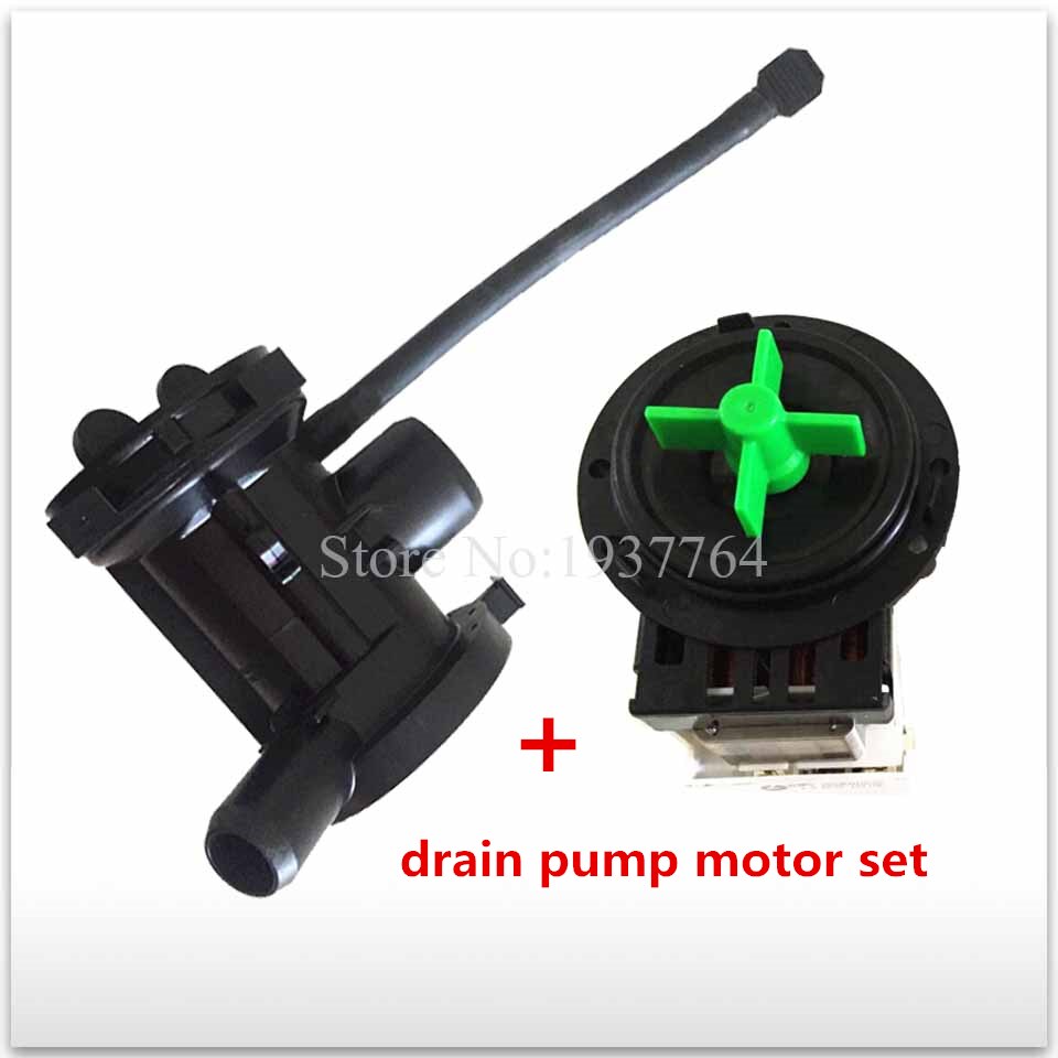 1set for washing machine Drainage pump motor WD-T12235D WD-N80090U Drain pump plug