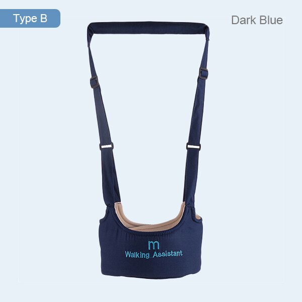 Baby Reins for Children Toddler Harness Assistant Backpack Kids Walking Learning Belt Stand Up Leashes Strap Wings 10-36 Months: Type B Dark Blue