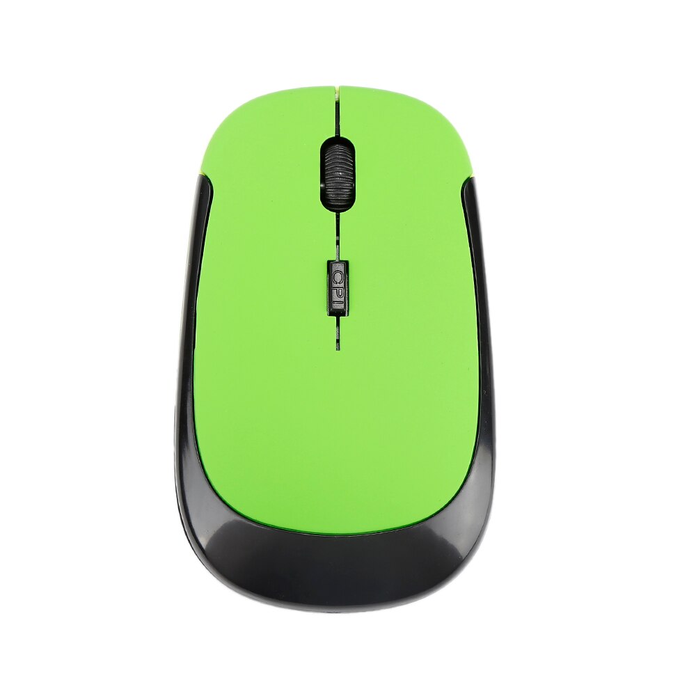 2.4GHz Wireless Mouse Optical 4 Buttons Mouse Gamer USB Receiver 1200DPI Wireless Mouse Gaming Mouse For Laptop Computer: Green