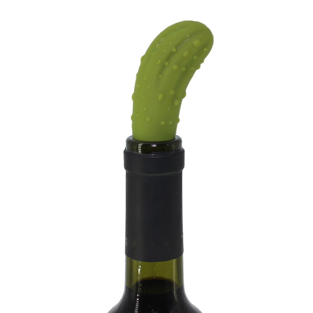 Silicone concombre rouge vin bouchon de bouteille bouchon refermable liège accessoire de cuisine