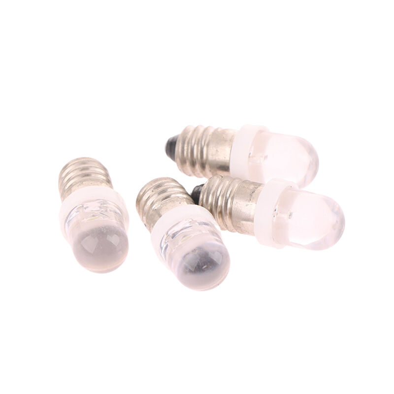 5Stck e10 LED-Lampe e10 dc 3v 6v 12v 24v Instrumenten lampe e10 Anzeige lampe altmodische Taschenlampe Taschenlampe DIY Arbeit Mini Licht