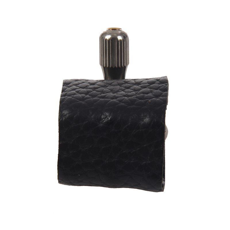 Lederen merk nozzle lock rietbinder met richter voor alt tenor standaard saxofoon