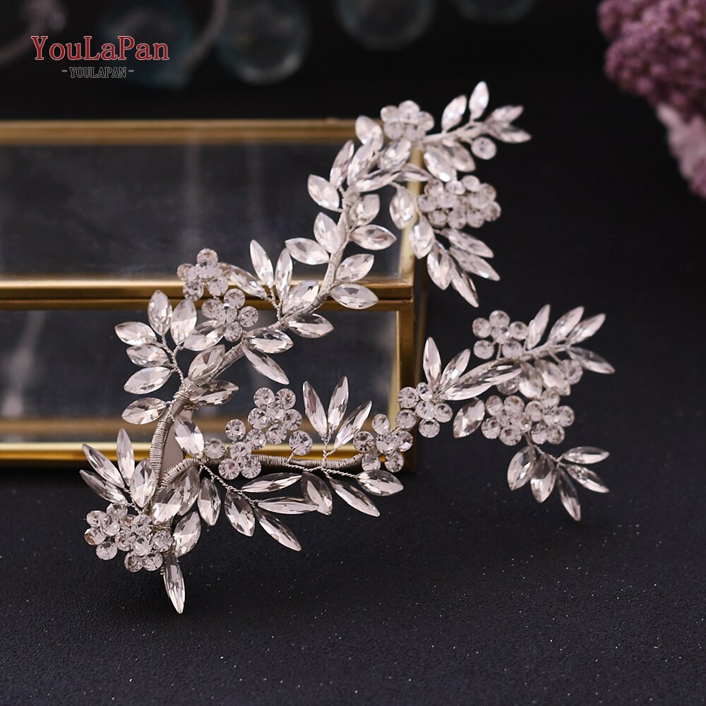 TOPQUEEN-bandeau de luxe pour mariage, HP273, bandeau, bijoux, couronne de mariage, diadème de mariée pour mariage: HP271
