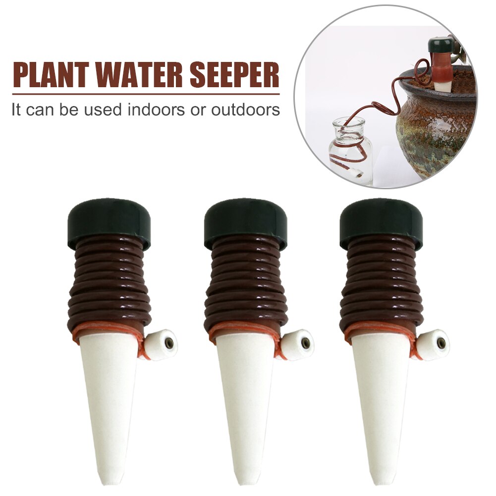 3pcs Outdoor Indoor Garden Potted Plant Self Dispenser Automatic Watering Device Drip Irrigation Plant Garden Tools