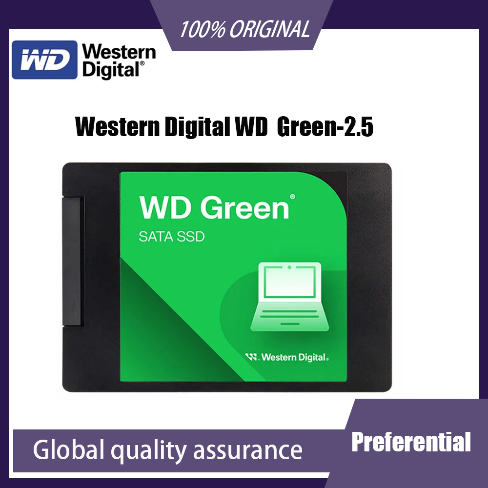 Original Western Digital WD Green Disk SSD SAT3.0 Serial Port 2.5 inch Desktop Laptop Office Solid State