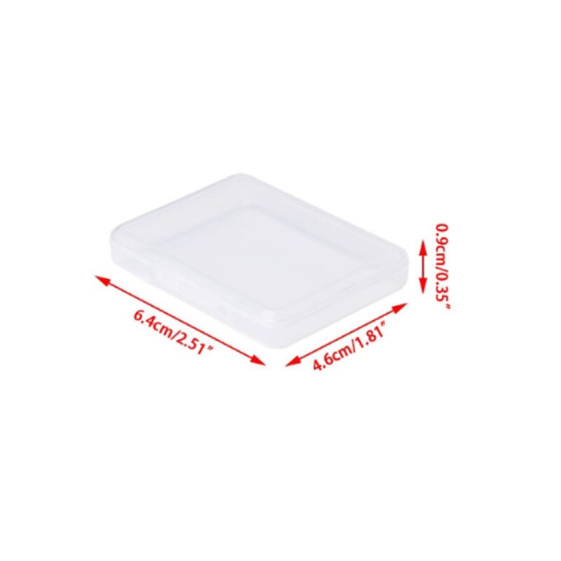 Transparent Plastic Box Storage Collections Product Packaging Box Dressing Case: 8