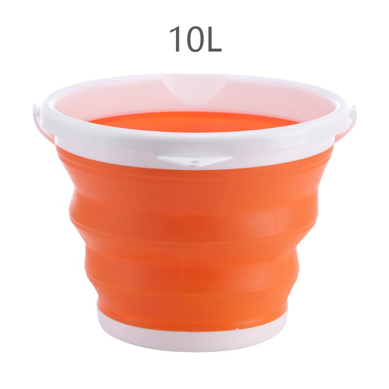 Seau en plastique pliable pour bain de pieds épais, seau rétractable, multifonction, Portable, pour la pêche, outil de nettoyage: 15