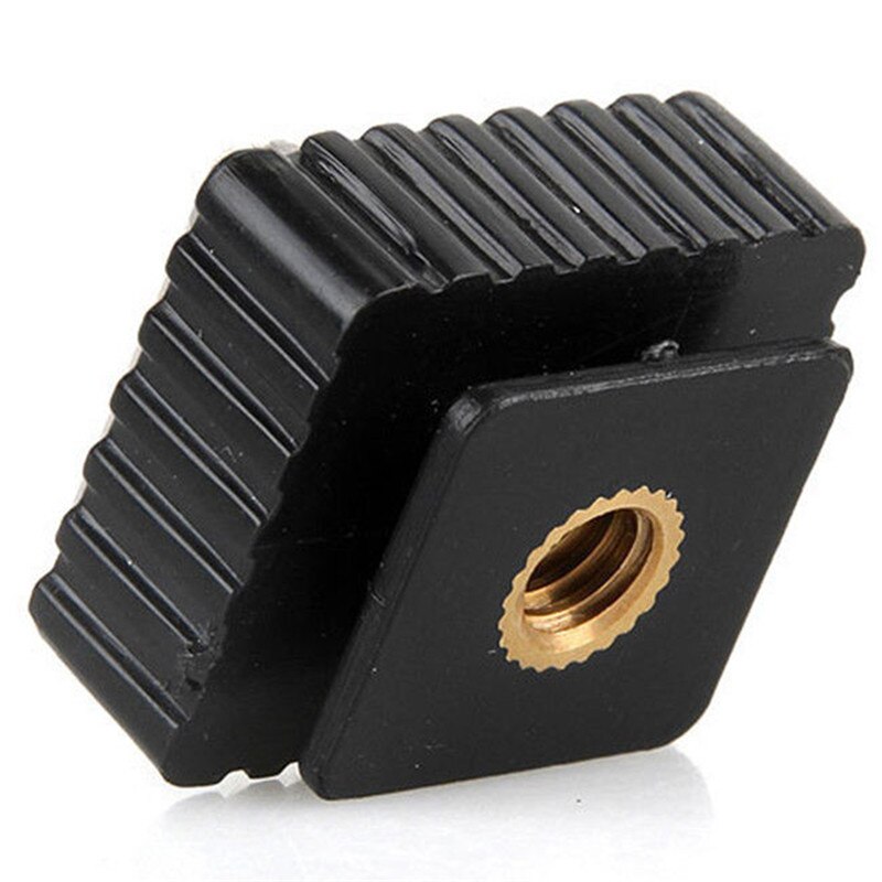 1pcs SC-6 SC6 Cold Shoe Adapter Standard Mount Hotshoe to 1/4 Thread For Flash Speedlite Tripod Photo Studio Accessories