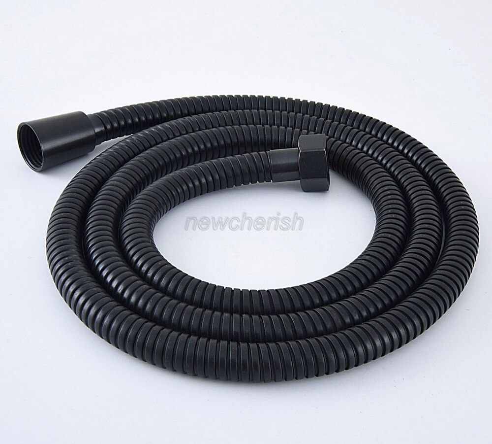 Brushed Nickel 150cm G1/2 Shower Hose Bathroom Accessories Brass Flexible Hose bath contect hand shower Nzh03: Oil Rubbed Bronze
