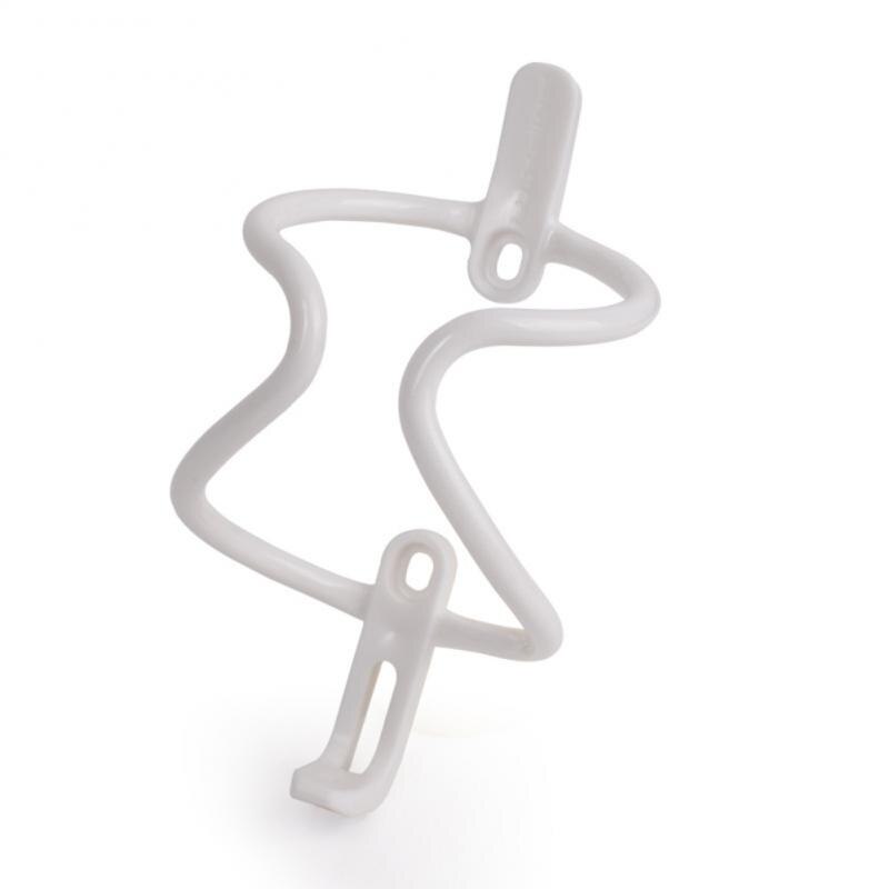 Universell Sykkel Flaskeholder Ultralett Sykkel Vannflaskeholder for Terrengsykkel Landeveissykkel: B04-Hvit