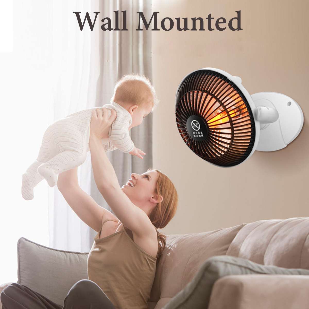 220V 200W Mini Portable Electric Heater Desktop Heating Warm Air Fan Home Office Air Heater Bathroom Radiator Warmer Fan Heater