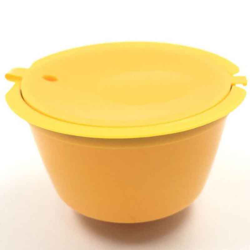 1 kpl 13 väriä reutilizunidsables kapseli kahvi dolce gusto, ladattavat muovikapselit: Amarillo
