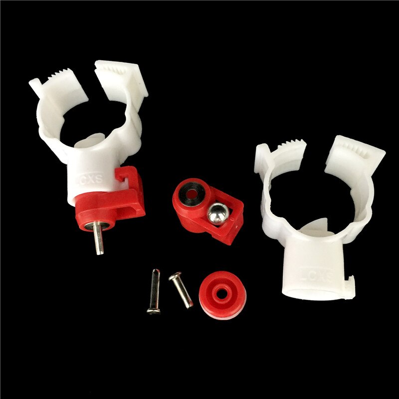 100pcs Water Ball Nipple Chicken Feeders Drinkers Chicken Coop Feeder Screw Drinkers Waterer 360 Angle Fast