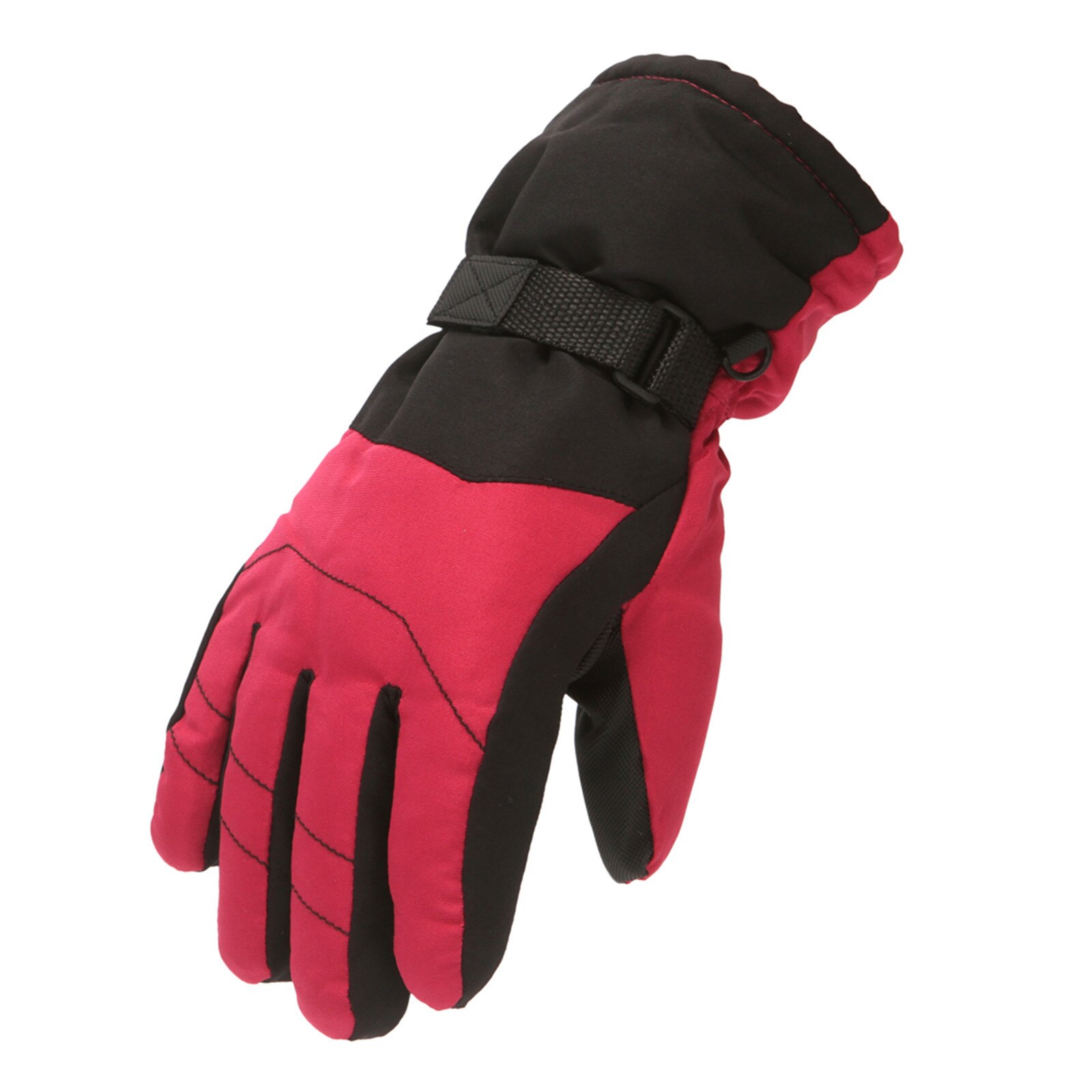 Winter Handschoenen Voor Kids Jongens Meisjes Snowboots Winddicht Wanten Buitensporten Skiën: Hot Pink