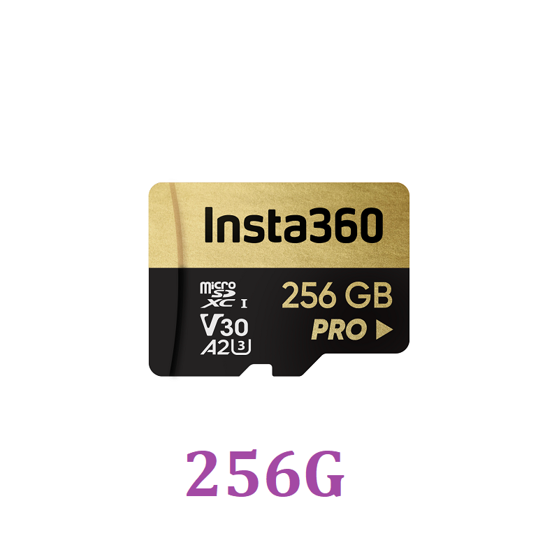 Tarjeta MicroSD Insta360 para Insta 360 X4 X3 ONE X2 RS tarjeta de memoria Micro SD 64GB 128GB 256G 512G accesorios originales de alta velocidad: Castaño