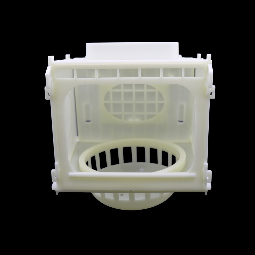 Bird Cage Bird House Parrot Cage White Plastic Pet Bird's Nest Removable 1 Pc