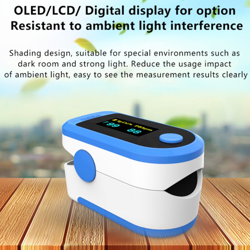 Mini Protable Finger Clip Pulse Oximeter Heart Rate Blood Oxygen Saturation SpO2 Monitor Family Aerobic Exercise Tracker J60B