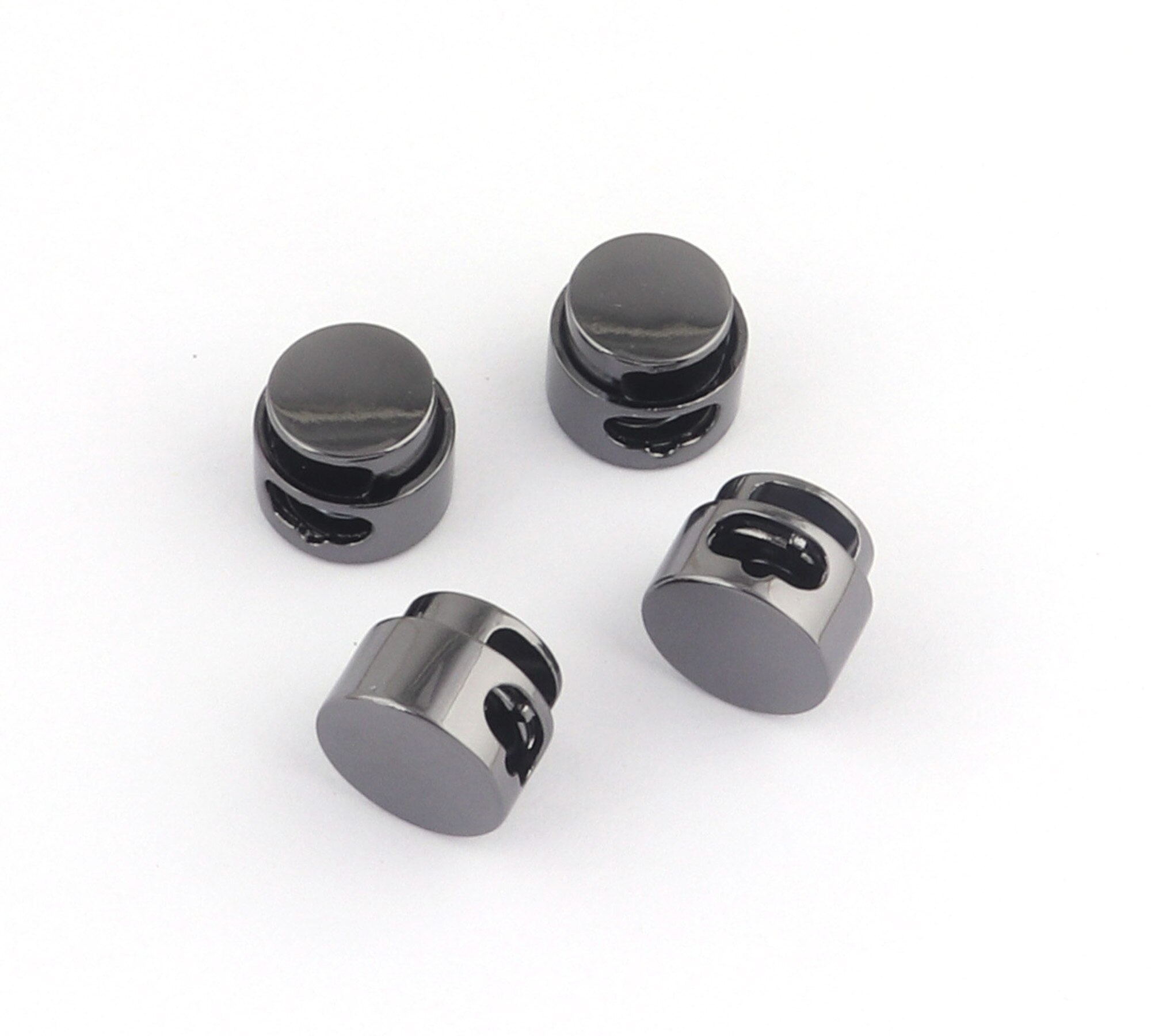 Spring Button Buckle 6pcs Metal Cord Lock Single Hole String Stopper Bu... – Grandado