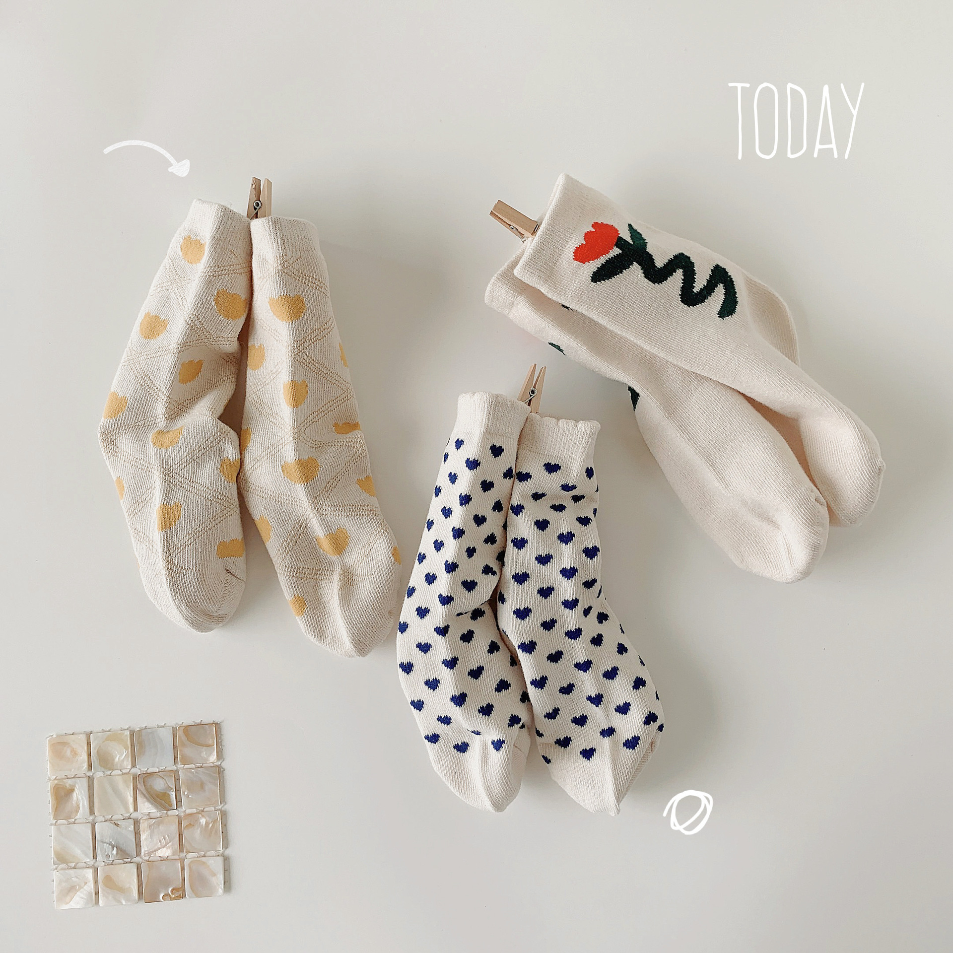 3 paia di calzini per bambina calzini per bambini alla moda coreana calzini a tubo centrale per bambine adorabili per bambini di 1-12 anni