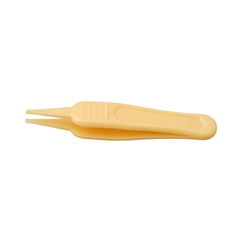 Bébé sécurité pince à épiler plastique pince à épiler oreille nez propre oreilles bébé soin fille -né sécurité soin infantile oreille nez