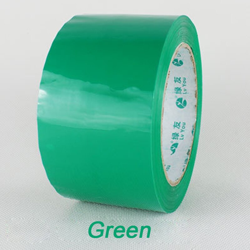 19 Colors Packing Tapes Plastics Adhesive Tape Express Boxes Packaging Tape Long Adhesive Plaster 4.8cm x 90m: green
