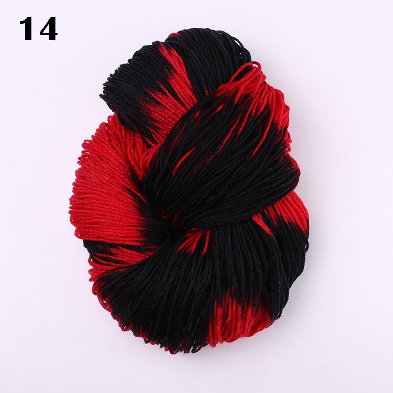 1PC 50g Colorful Yarn Multicolor Knitting Wool Crochet DIY Soft Woven Thread: 14