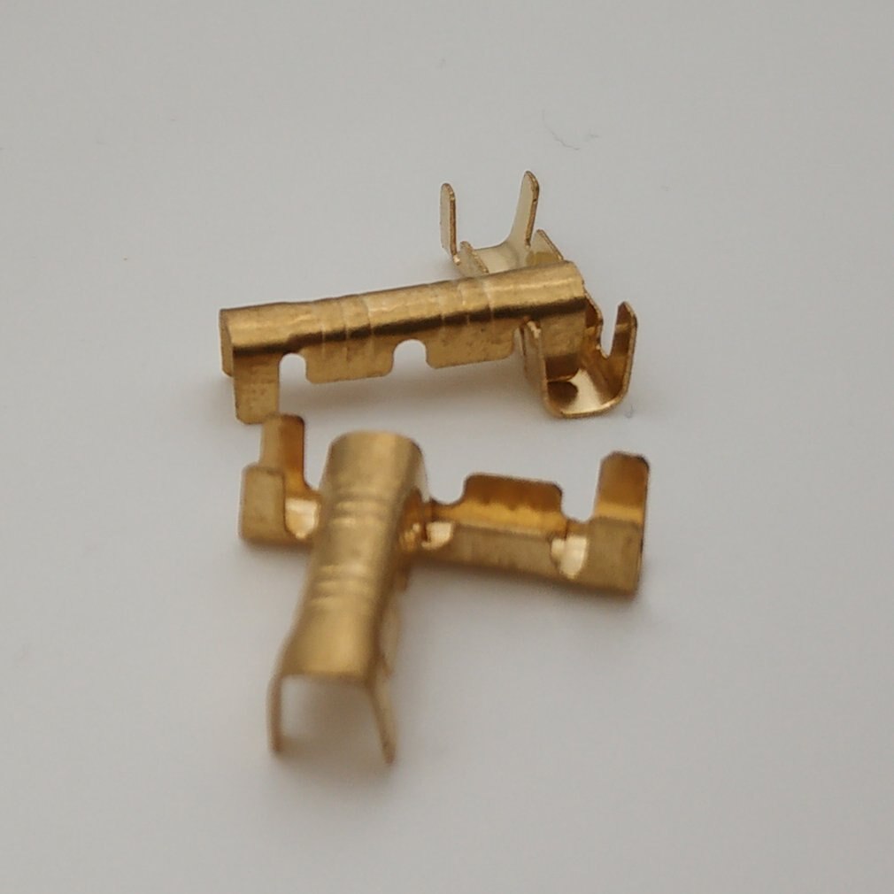 100Pcs Dock Connectors Line Pressing Button Quick Connect Button for Wiring Terminals Electrical Connector Kit