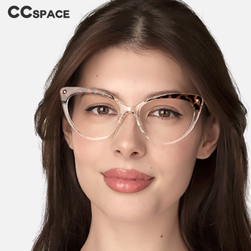 45639 Cat Eye Glasses Frames Women Trending Styles Brand Eyeglasses TR90 Optical Computer Glasses
