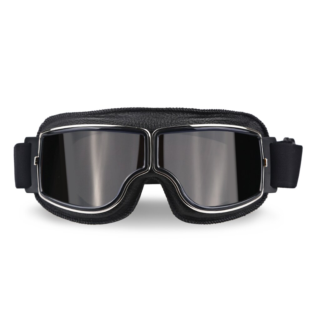 Windproof Motorcycle Vintage Goggles Moto Motorbike Goggles Retro Helmet Cycling: Model 4