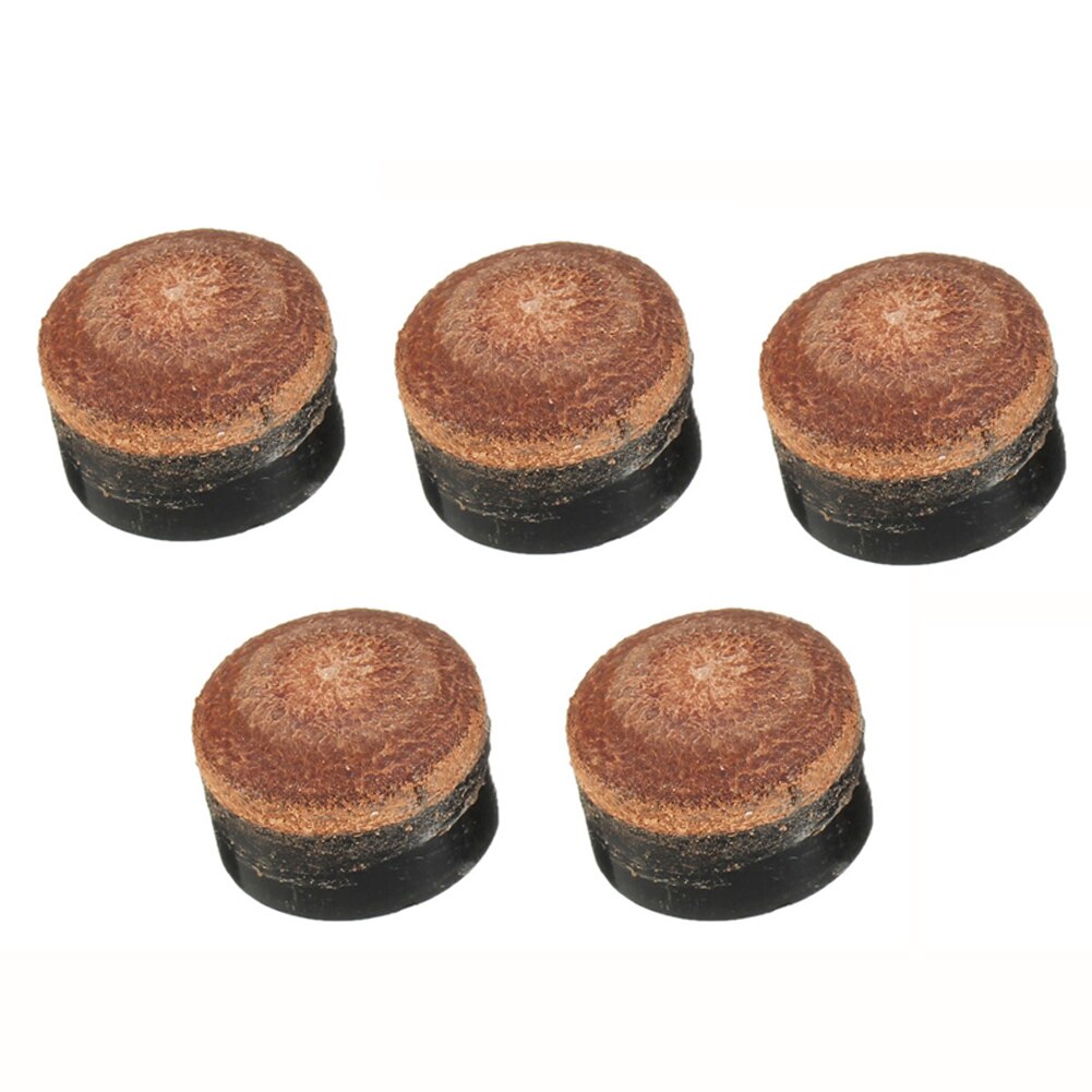 5Pcs Biljart Vervanging Set Biljartkeu Tips 12Mm Pool Biljart Keu Adereindhulzen 5x Schroef-Op tips Voor Snooker
