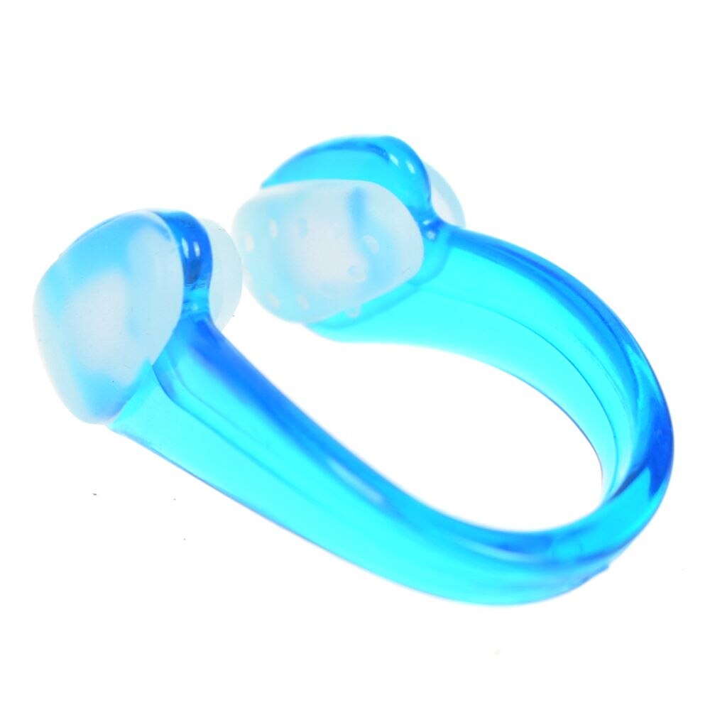 1Pcs Mannen Vrouwen Schoonheid Neus Clip Clipper Clear Blue Pvc Siliconen Zwemmen Zwemmen Neus Clip Beginner Leerling Nose Shaper