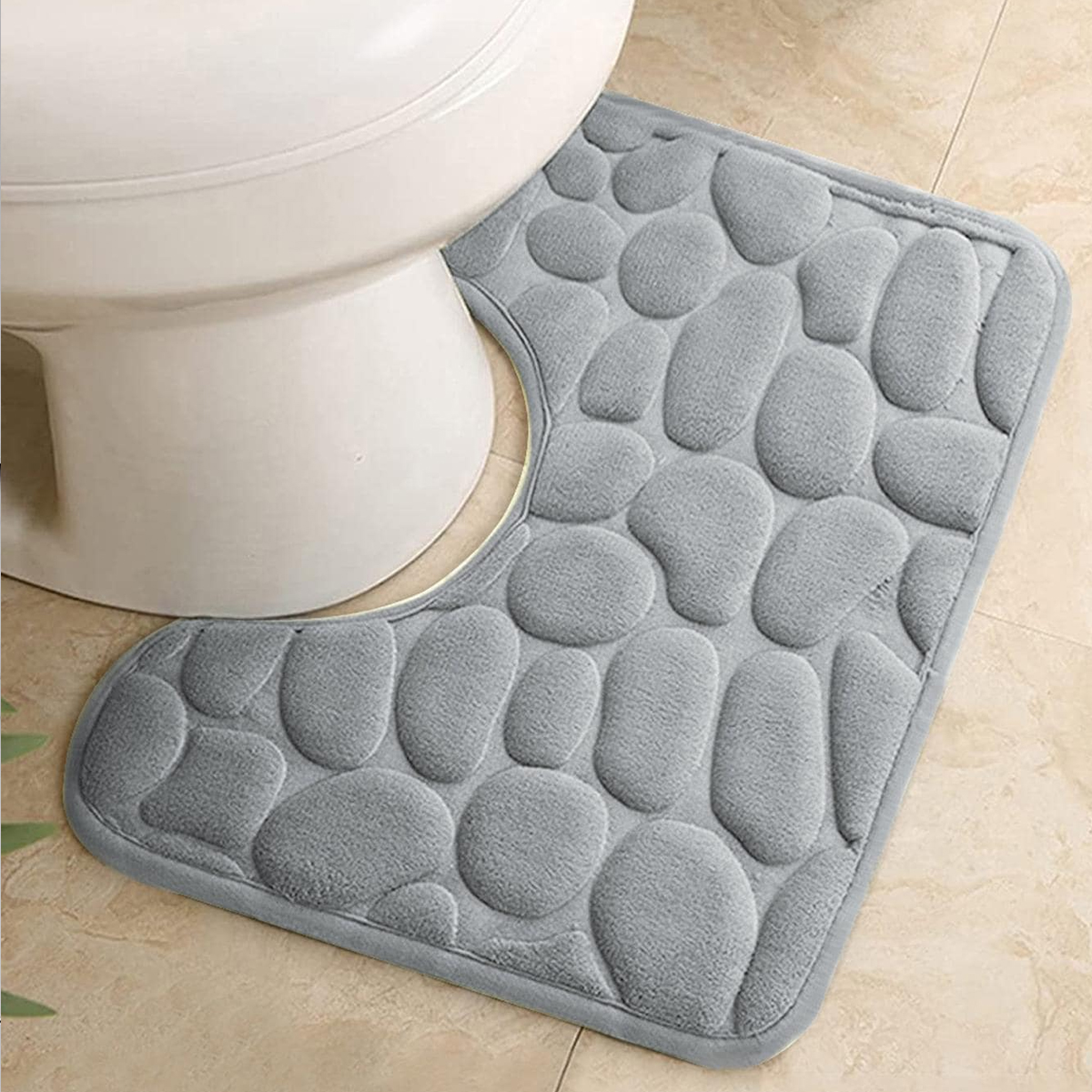 Wasruimte toilet voetmat U-vormige vloermat waterdicht pad Badkamer badkamer wateropname antislip pad