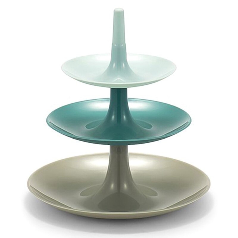 3 Tier Cake Stand Afternoon Tea Wedding Plates Party Tableware Bakeware Plastic Pastry Tray Display Rack Dessert Cake Stand