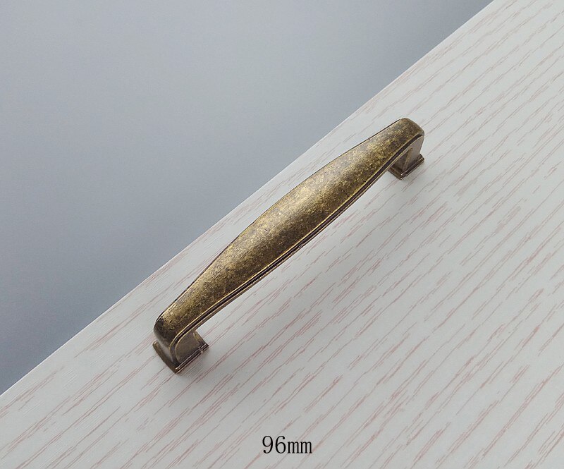 Tiradores Vintage de bronce amarillo para muebles de cocina, pomos de puerta corredera para cajón, armario, tocador, tirador de empuje