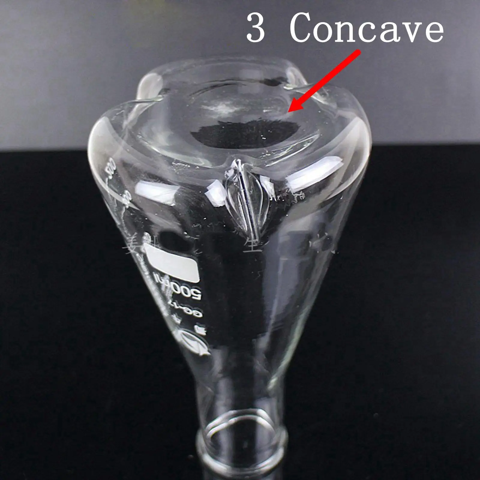 150ml 250ml 500ml 3 Thorns Borosilicate Glass Baffle Shake Conical Erlenmeye Flask Boro Glass Laboratory Ware