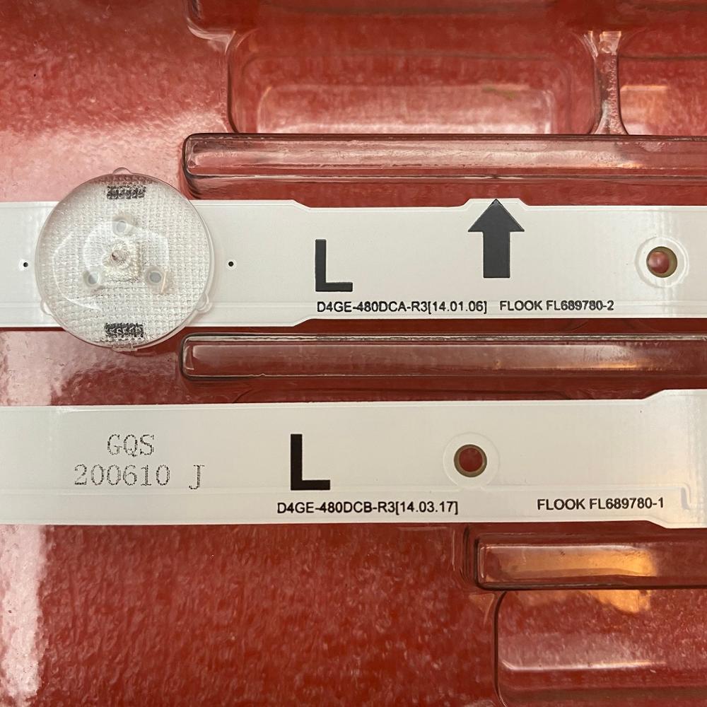 Tira de LED para iluminación trasera para Samsung UN48H6350AF UN48H6300AF UN48H6400AF UN48H6400AH UN48H6400AK UN48H6450AF UN48H5550AF UN48H5500AK