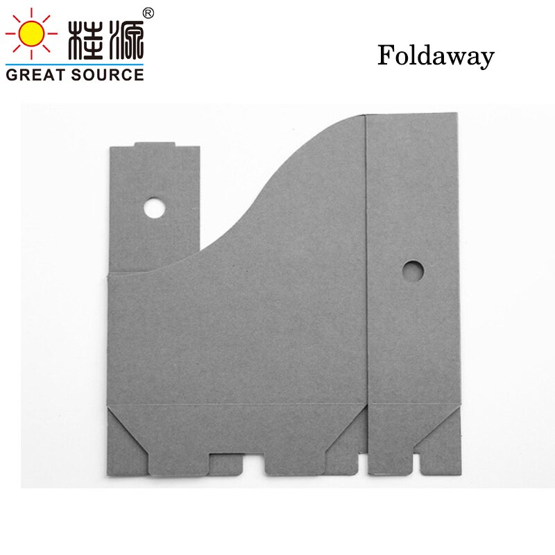 Foldaway-archivador de mármol para periódicos, organizador superior de escritorio, revista, librería, papel corrugado blanco, papelería de oficina (10 uds)