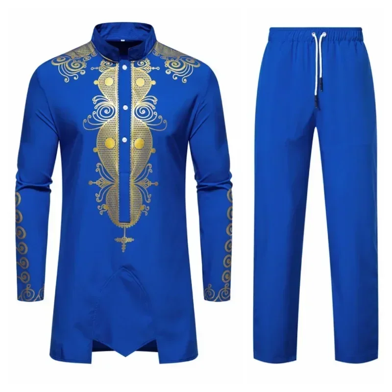 persoonlijkheid heren shirt met lange mouwen Vrije tijd diner print middellange kleding voor heren: S / Black