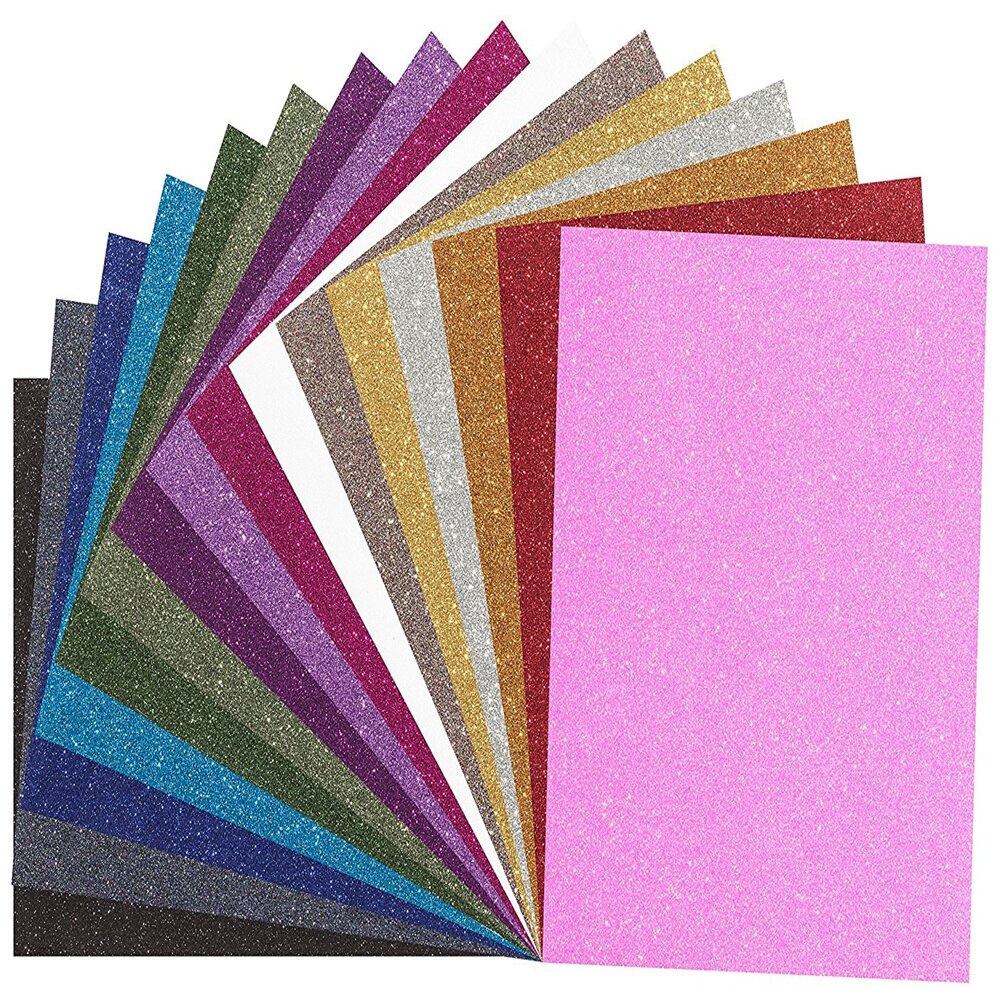 50cmx30cm Glitter Heat transfer vinyl for T-shirts Cutter Plotter sticky iron on Heat press film iron on