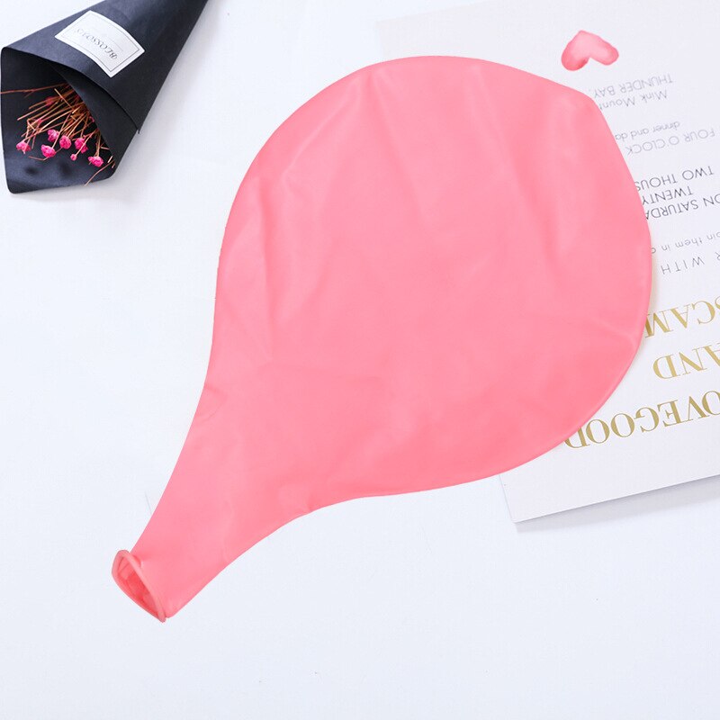1 Pcs 36 Inch Kleurrijke Grote Latex Ballonnen Helium Inflable Blow Up Giant Ballon Bruiloft Verjaardag Ballon Decoratie: Pink