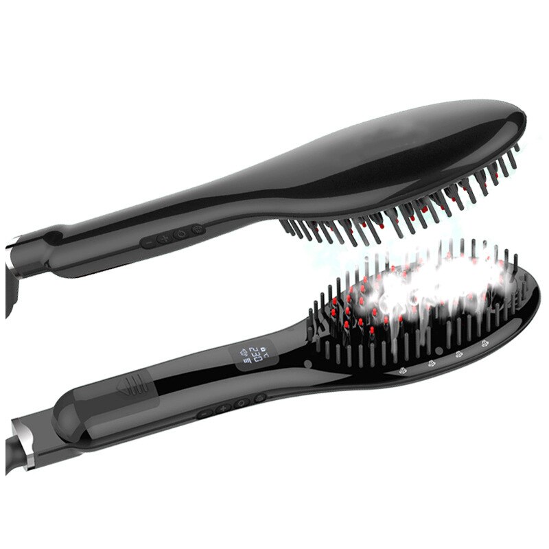 vapeur cheveux lisseur brosse électrique ionique cheveux redressage peigne en céramique chauffage 2 ans de garantie