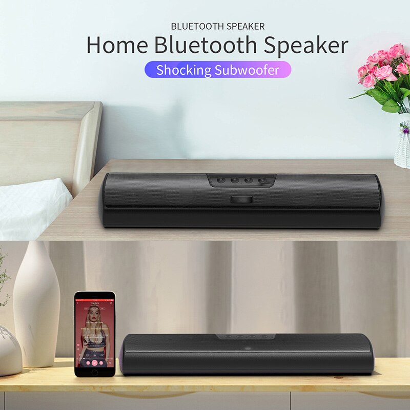 Draadloze Bluetooth Speaker Music Sound Luidspreker 5.0 Luidspreker Voor Tv Telefoons Laptops Desktops Muziek Met Meerdere Afspelen Modi