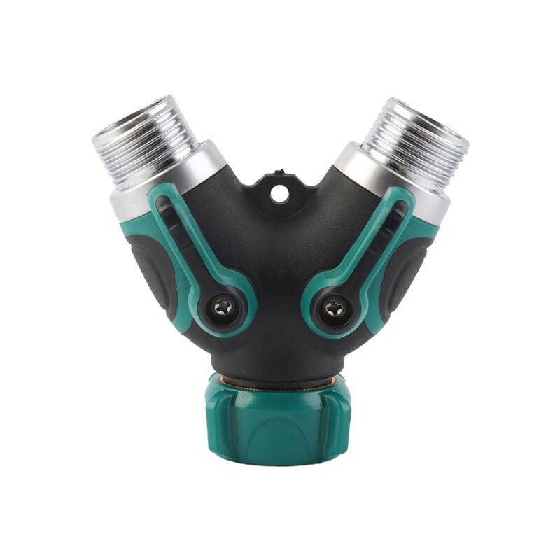 4 weg EU/UNS Garten Schläuche Splitter 3/4'' Bewässerung Wasser Schlauch Anschluss Landwirtschaft Garten Wasserhahn Anschlüsse Adapter: uns Faden / 2 Weg