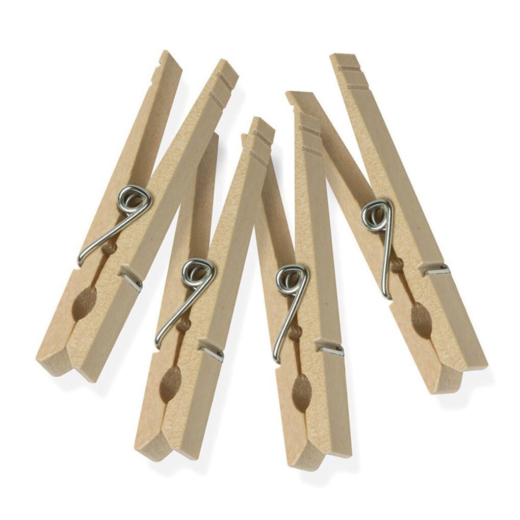 10/30/50/100pcs Clothes Pins Traditional Wooden Spring Clothespins Photoes Pins