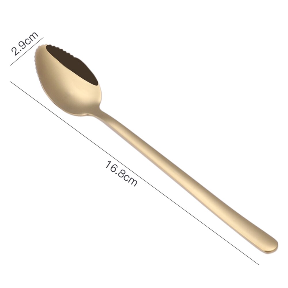 Angoily Glazen theelepels 6 stuks kristalhelder glas thee-roerglas espresso- lepel koffielepel staaf menglepel voor thuis bar party 4,55 inch