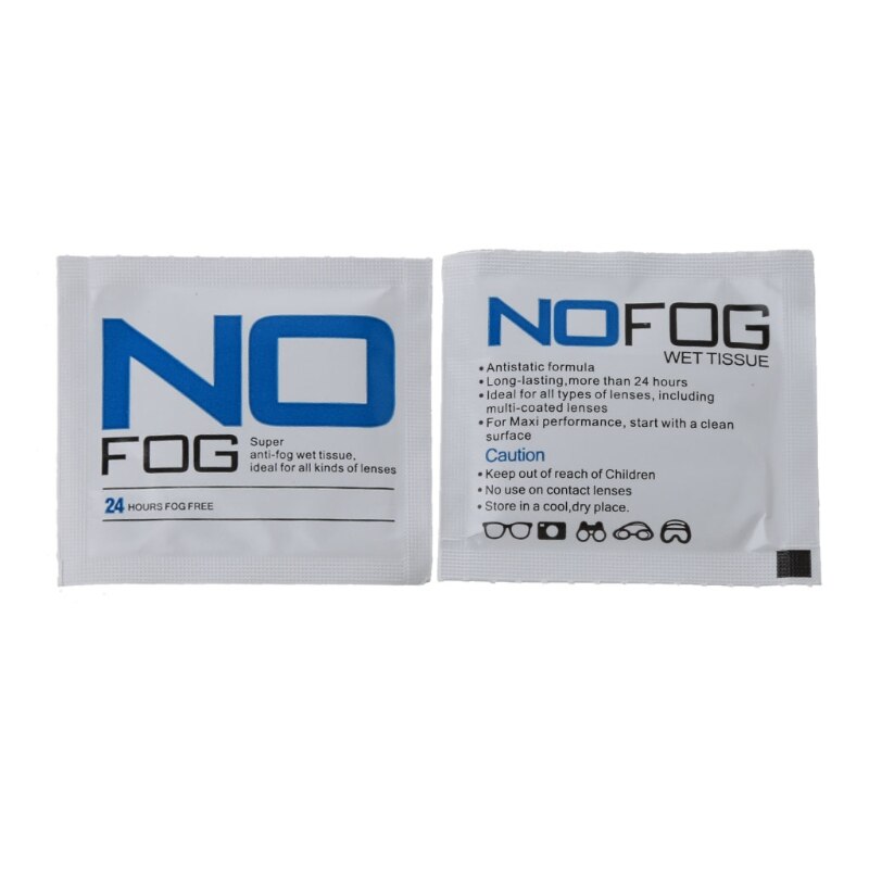 30pcs Glasses Anti-Fog Wet Wipes Pre-moistened Antifog Lens Wipe Individually Wrapped Disposable Defogger Eyeglass Wipes